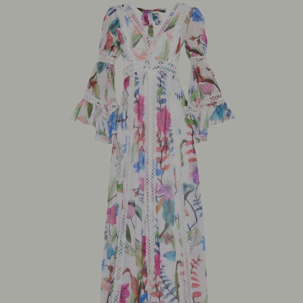 Patbo Zamia Lace Trim Dress